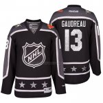 Camiseta Hockey 2017 All Star Calgary Flames Johnny Gaudreau Negro