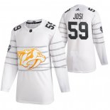 Camiseta Hockey 2020 All Star Nashville Predators Roman Josi Autentico Blanco
