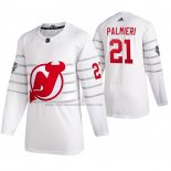 Camiseta Hockey 2020 All Star New Jersey Devils Kyle Palmieri Autentico Blanco