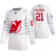 Camiseta Hockey 2020 All Star New Jersey Devils Kyle Palmieri Autentico Blanco