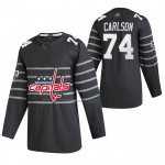 Camiseta Hockey 2020 All Star Washington Capitals John Carlson Autentico Gris