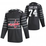 Camiseta Hockey 2020 All Star Washington Capitals John Carlson Autentico Gris