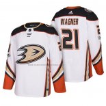Camiseta Hockey Anaheim Ducks Chris Wagner 2018 New Season Team Road Blanco