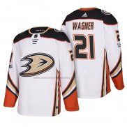 Camiseta Hockey Anaheim Ducks Chris Wagner 2018 New Season Team Road Blanco