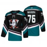Camiseta Hockey Anaheim Ducks Josh Mahura Alterno 25th Aniversario Third Autentico Negro
