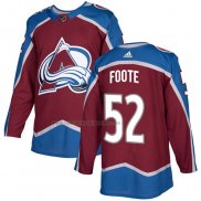 Camiseta Hockey Colorado Avalanche Adam Foote Primera Autentico Rojo