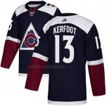 Camiseta Hockey Colorado Avalanche Alexander Kerfoot Alterno Autentico Azul
