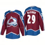 Camiseta Hockey Colorado Avalanche Nathan Mackinnon Primera Premier 2017-2018 Rojo