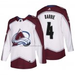 Camiseta Hockey Colorado Avalanche Tyson Barrie 2018 Blanco