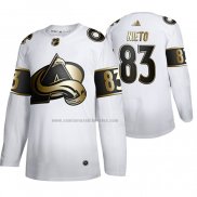 Camiseta Hockey Golden Edition Colorado Avalanche Matt Nieto Limited Blanco