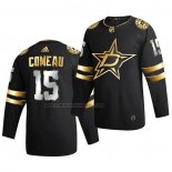 Camiseta Hockey Golden Edition Dallas Stars Blake Comeau Limited Autentico 2020-21 Negro