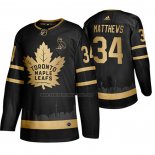 Camiseta Hockey Golden Edition Toronto Maple Leafs X OVO Auston Matthews Limited Negro