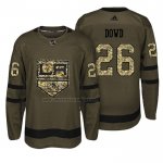Camiseta Hockey Los Angeles Kings Nic Dowd Salute To Service Verde Militar