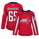 Camiseta Hockey Mujer Washington Capitals Andre Burakovsky Primera Autentico Jugador Rojo