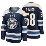 Camiseta Hockey Nino Columbus Blue Jackets David Savard 2019 Alterno Breakaway Azul