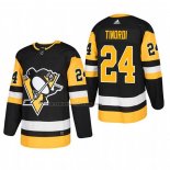Camiseta Hockey Pittsburgh Penguins Jarred Tinordi Primera Autentico Jugador Negro