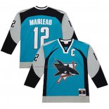 Camiseta Hockey San Jose Sharks Patrick Marleau Mitchell & Ness 2003-04 Azul