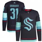 Camiseta Hockey Seattle Kraken Philipp Grubauer Primary Autentico Azul
