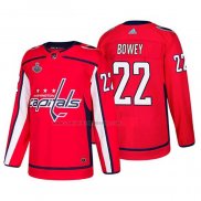 Camiseta Hockey Washington Capitals Madison Bowey Bound Patch Stanley Cup Final Rojo