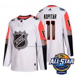 Camiseta Hockey 2018 All Star Los Angeles Kings Anze Kopitar Autentico Blanco