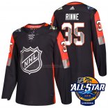 Camiseta Hockey 2018 All Star Nashville Predators Pekka Rinne Autentico Negro