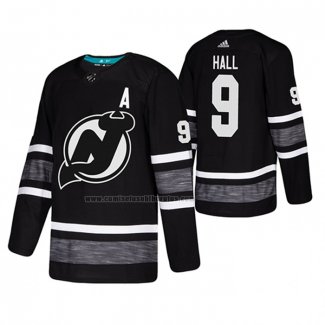 Camiseta Hockey 2019 All Star New Jersey Devils Taylor Hall Negro2