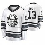 Camiseta Hockey 2019 All Star New York Islanders Mathew Barzal Blanco