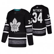Camiseta Hockey 2019 All Star Toronto Maple Leafs Auston Matthews Negro2