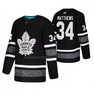 Camiseta Hockey 2019 All Star Toronto Maple Leafs Auston Matthews Negro2
