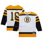 Camiseta Hockey Boston Bruins Willie O'Ree Mitchell & Ness 1958 Blue Line Blanco Camiseta Hockey Boston Bruins Willie O'Ree Mitchell & Ness 1958 Blue Line Blanco
