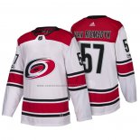 Camiseta Hockey Carolina Hurricanes Trevor Van Riemsdyk New Season Team Road 2018 Blanco