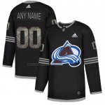 Camiseta Hockey Colorado Avalanche Personalizada Black Shadow Negro