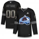 Camiseta Hockey Colorado Avalanche Personalizada Black Shadow Negro