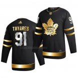 Camiseta Hockey Golden Edition Toronto Maple Leafs John Tavares Limited Autentico 2020-21 Negro