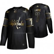 Camiseta Hockey Golden Edition Washington Capitals Yvon Labre Retired Jugador Autentico Negro