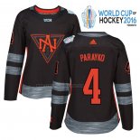 Camiseta Hockey Mujer America del Norte Colton Parayko Premier 2016 World Cup Negro