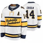 Camiseta Hockey Nashville Predators Mattias Ekholm Breakaway Jugador 2020 Winter Classic Blanco