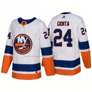 Camiseta Hockey New York Islanders Stephen Gionta New Outfitted 2018 Blanco