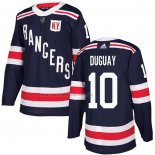 Camiseta Hockey New York Rangers Ron Duguay 2018 Winter Classic Azul
