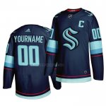 Camiseta Hockey Seattle Kraken Personalizada Primary Autentico Azul