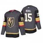 Camiseta Hockey Vegas Golden Knights Jon Merrill Primera Autentico Jugador Gris