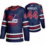 Camiseta Hockey Winnipeg Jets Josh Morrissey Heritage Classic 2019-20 Azul