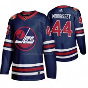 Camiseta Hockey Winnipeg Jets Josh Morrissey Heritage Classic 2019-20 Azul