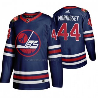 Camiseta Hockey Winnipeg Jets Josh Morrissey Heritage Classic 2019-20 Azul