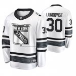 Camiseta Hockey 2019 All Star New York Rangers Henrik Lundqvist Blanco