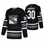 Camiseta Hockey 2019 All Star New York Rangers Henrik Lundqvist Negro2