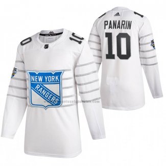 Camiseta Hockey 2020 All Star New York Rangers Panarin Autentico Blanco