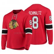 Camiseta Hockey Chicago Blackhawks Nick Schmaltz Platinum Rojo