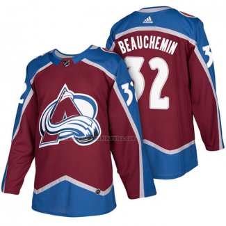 Camiseta Hockey Colorado Avalanche Francois Beauchemin Premier 2017-2018 Rojo