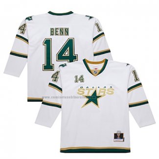 Camiseta Hockey Dallas Stars Jamie Benn Mitchell & Ness 2009-10 Blanco
